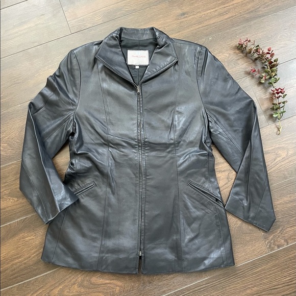 Florence Italy Davide Cerasi leather jacket - Picture 1 of 7